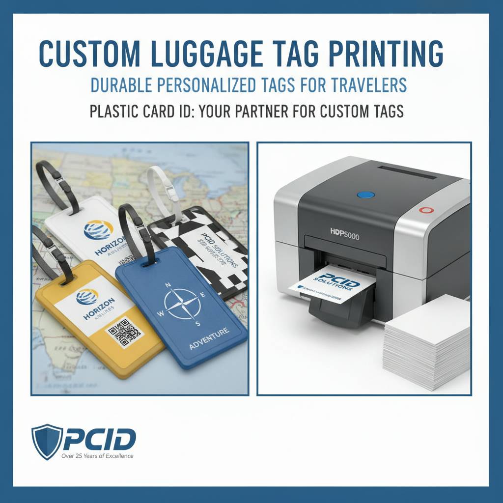 Why Plastic Card ID Is the Right Partner for Your Custom Luggage Tag Needs