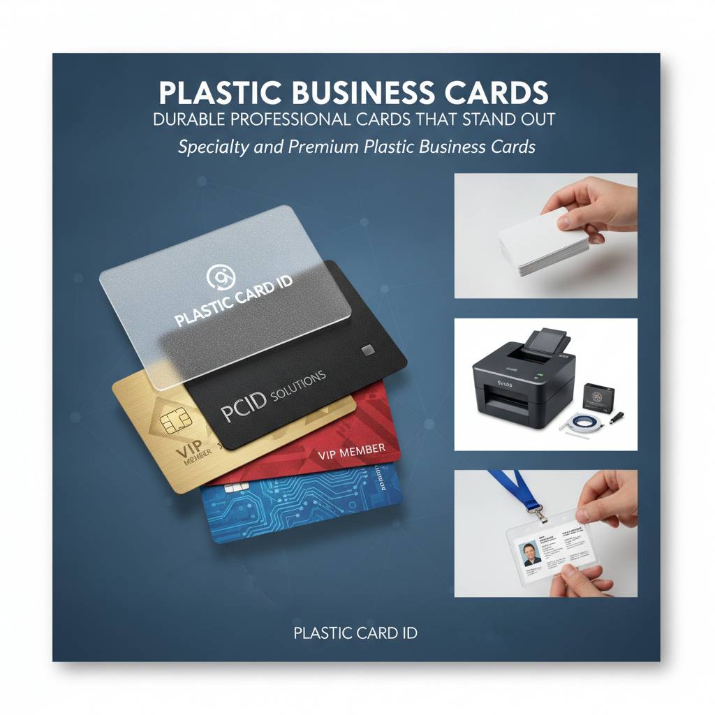 Specialty and Premium Plastic Business Cards