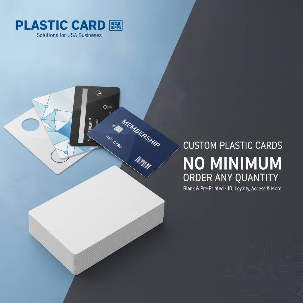 No Minimum Orders - Plastic Cards for Every Business Size