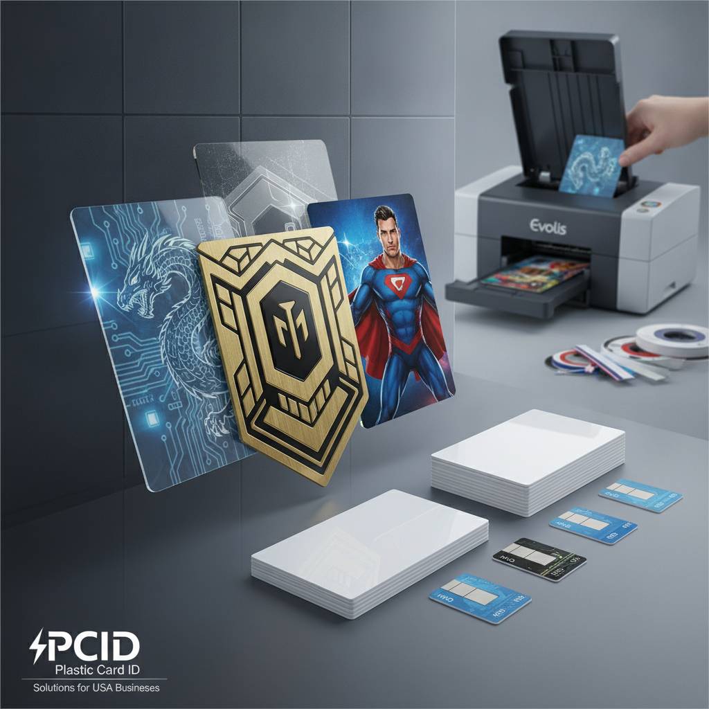 Specialty Cards: Clear Plastic, Custom Shapes, and Luxury Metal Cards