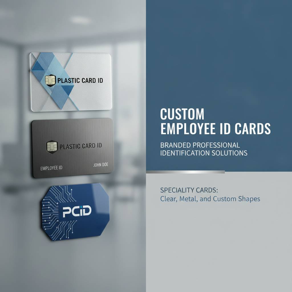 Specialty Cards: Clear, Metal, and Custom Shapes