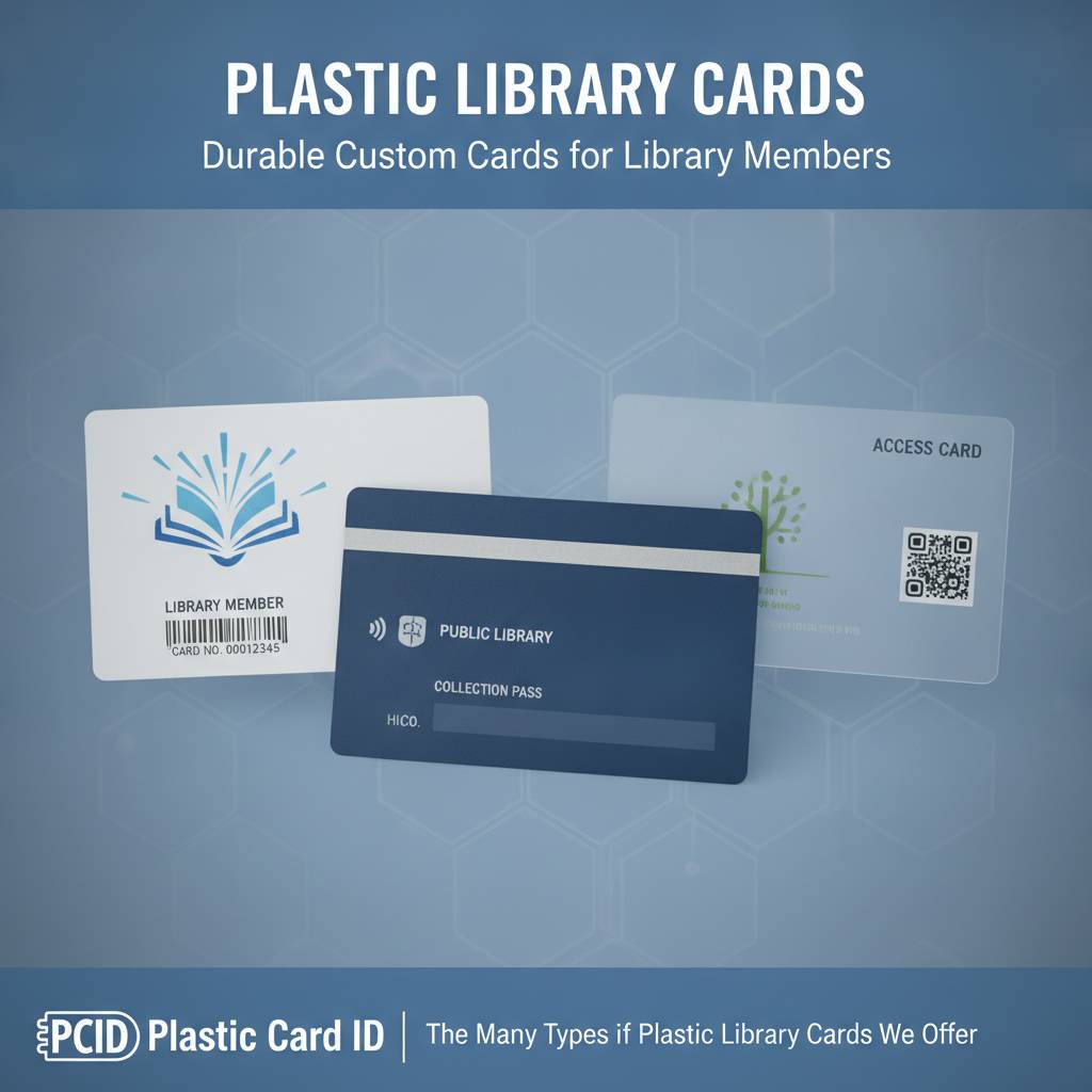 The Many Types of Plastic Library Cards We Offer